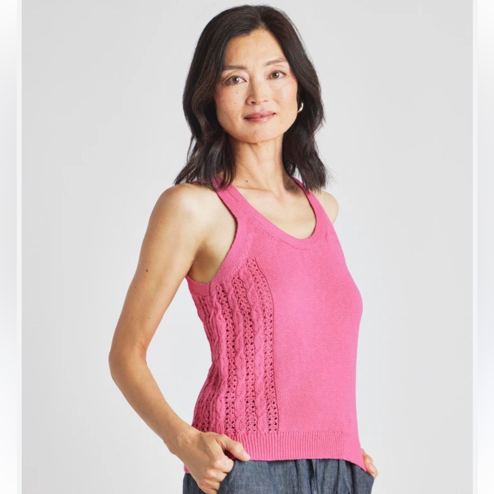 Carmen by Carmen Marc Valvo Knit Tank Top - Size L